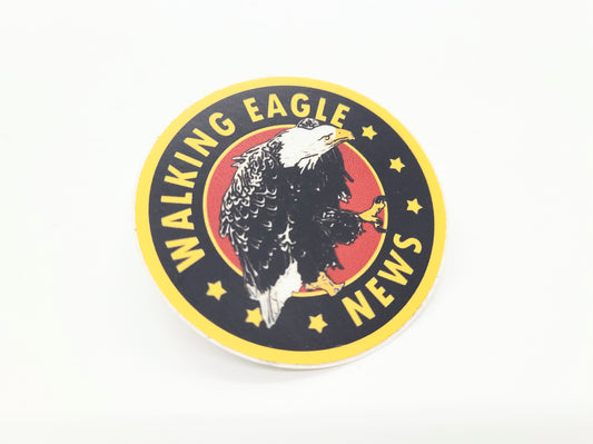EXCLUSIVE! A Walking Eagle News sticker