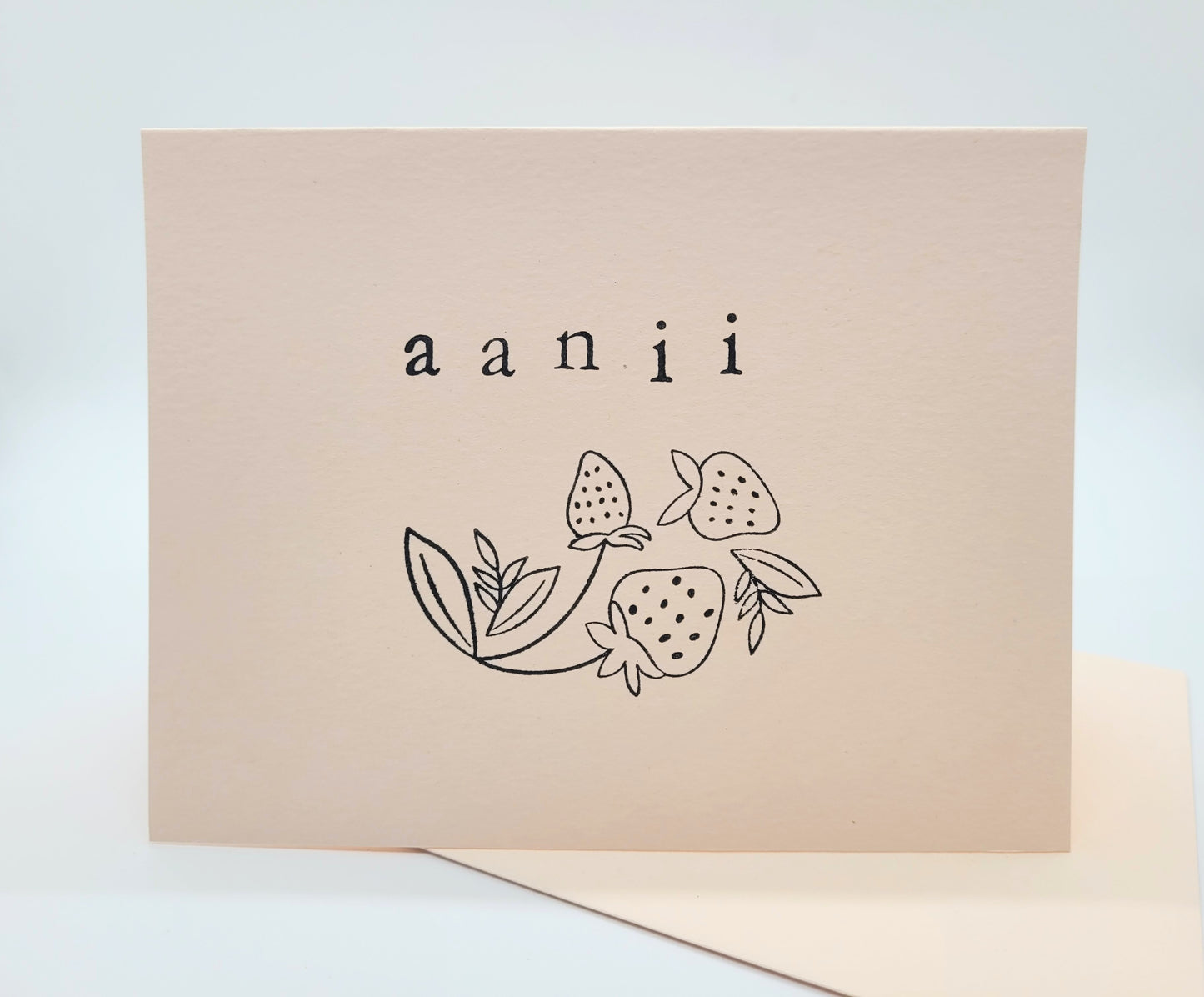 Aanii greeting card, hello